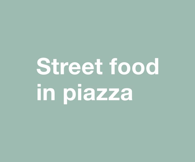 Street food in piazza