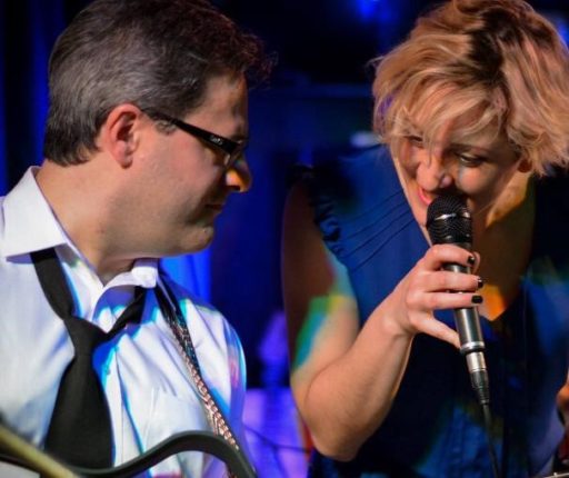 Raissa Avilès con Max Frapolli