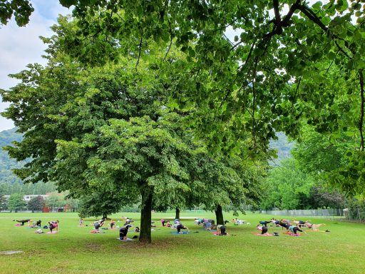 Yoga all’aperto